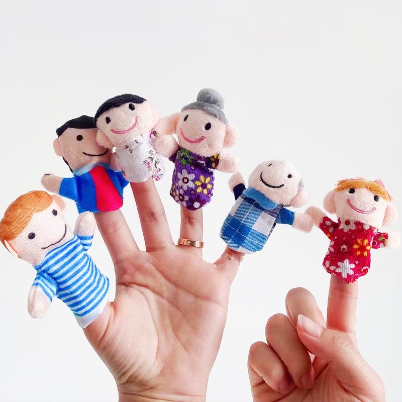 Boneka Jari Mainan Anak Bayi Finger Puppet Mainan Edukasi Boneka Tangan Karakter/C 216