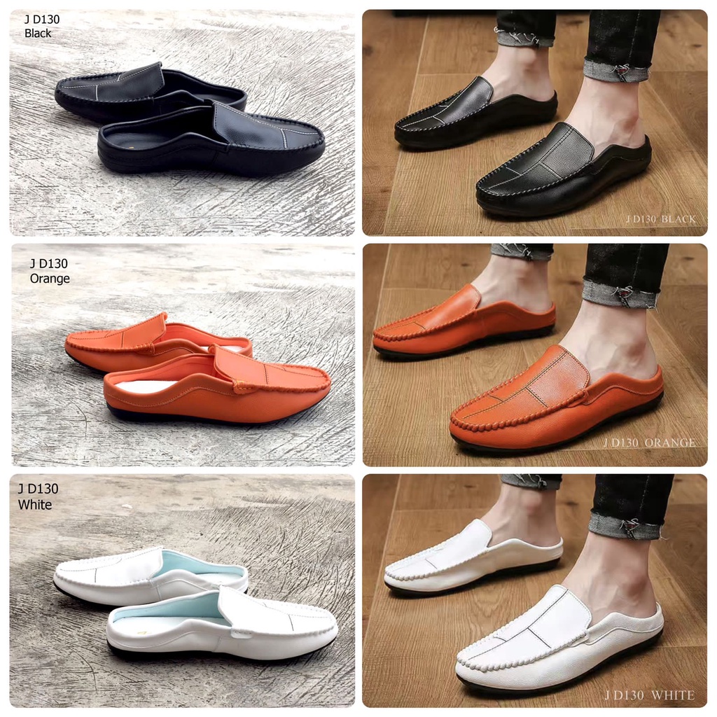 SEPATU PRIA MULES LOAFERS SHOES PERDITA D130