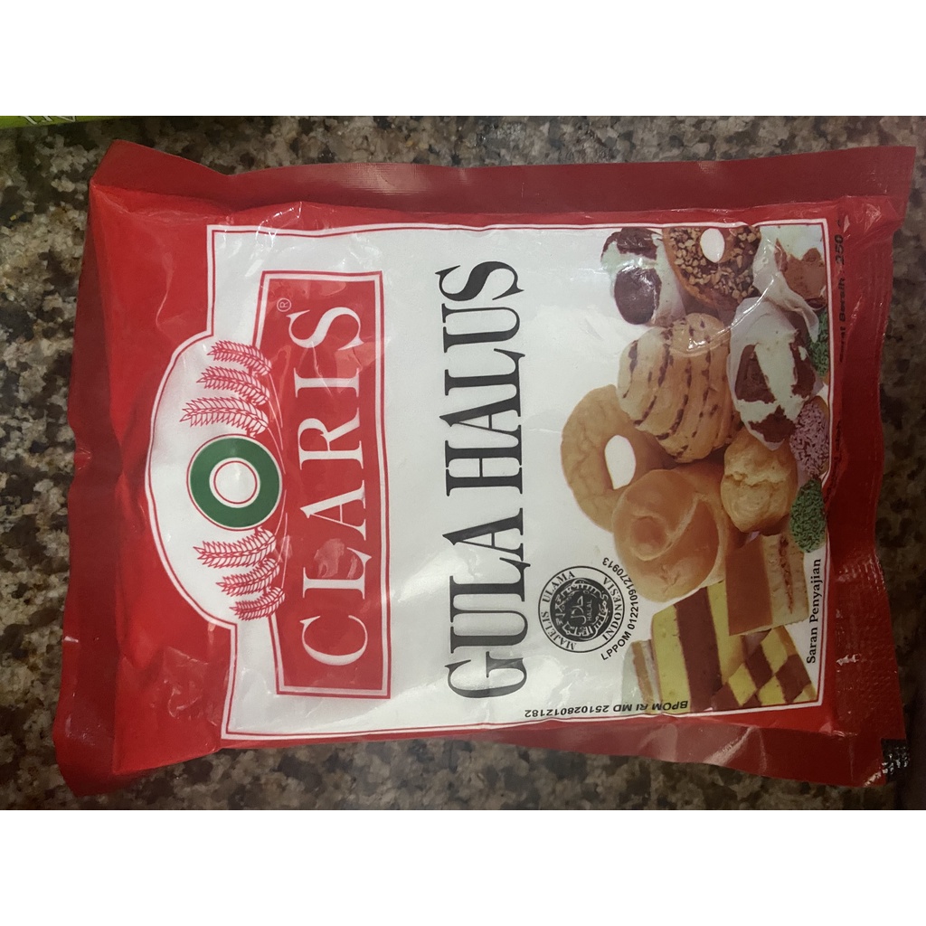 

GULA HALUS CLARIS 250 GRAM