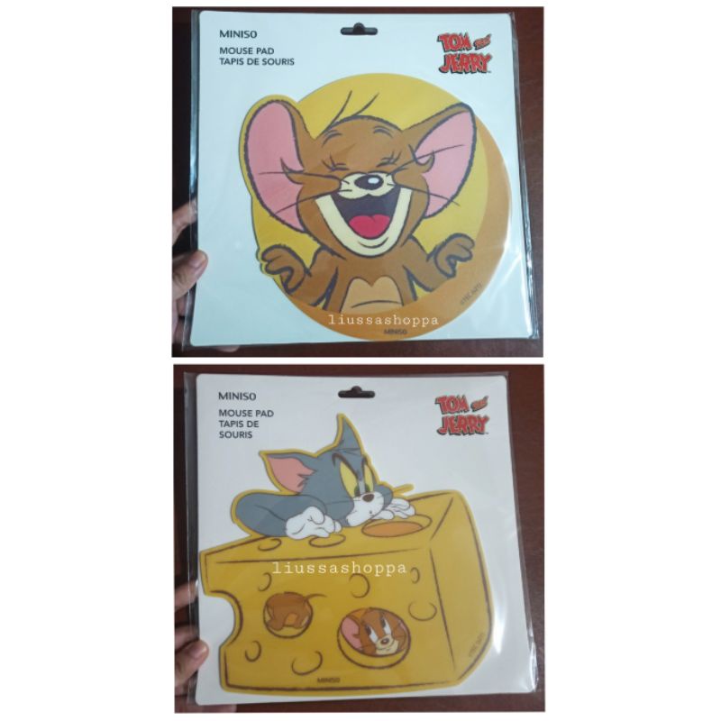 Mouse Pad Miniso - Tom&Jerry I Love Cheese Collection Foreign Shaped Mouse Pad