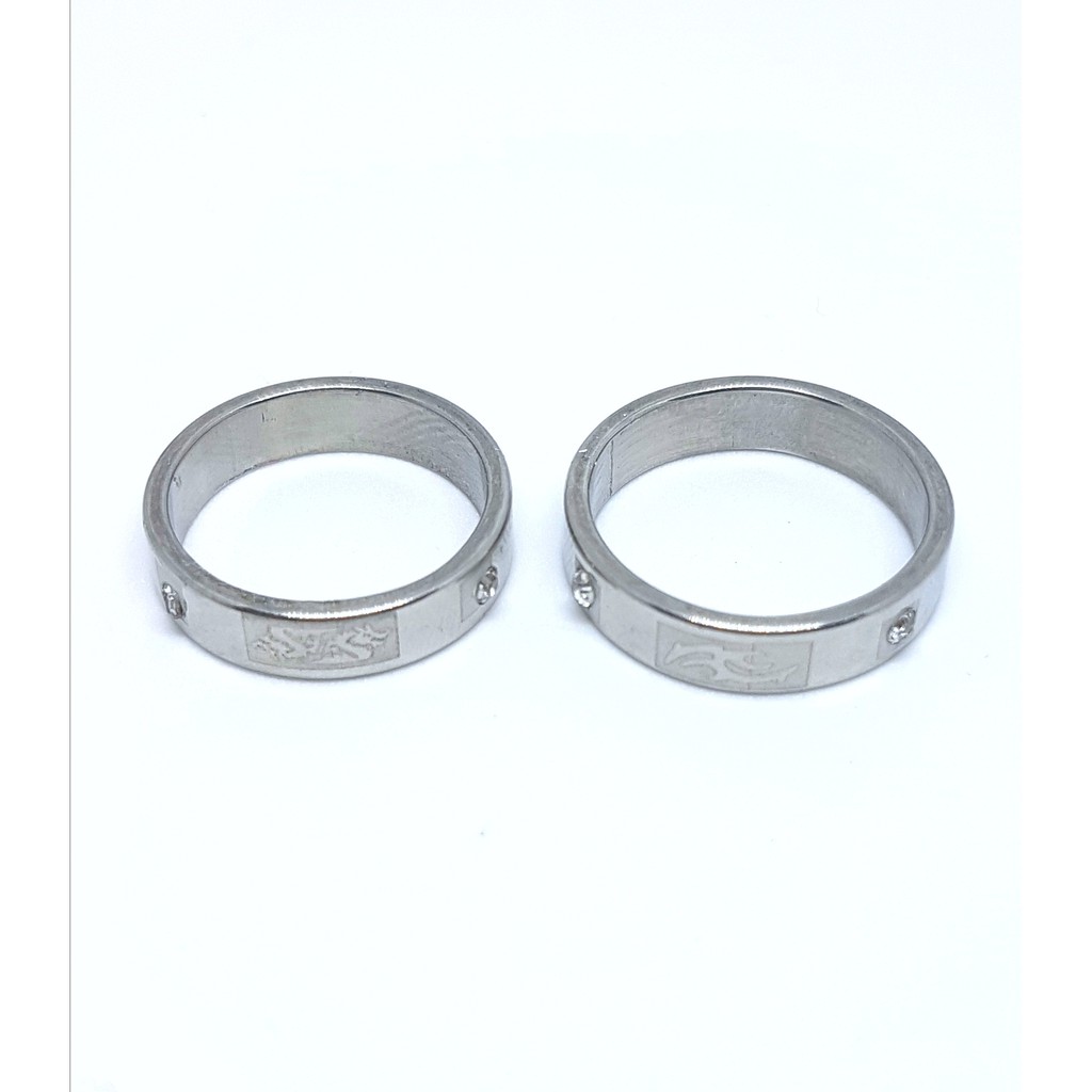 Cincin Couple Titanium ANTI KARAT SELAMANYA PGM CT51