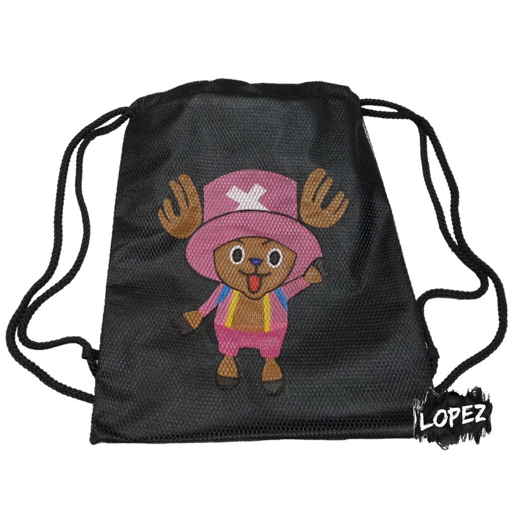Tas Jaring Chopper One Piece / Tas Serut Anime / String Bag Tony Tony Chopper Lopez