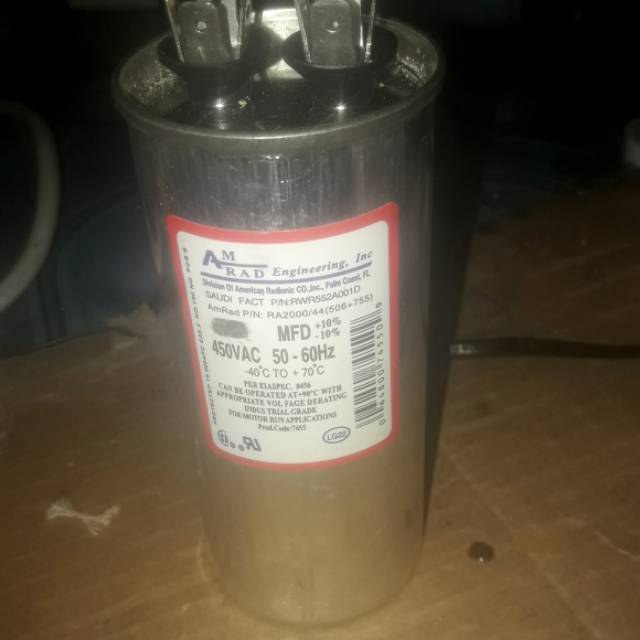 Kapasitor ac 450v 50uf  /micro ori arab