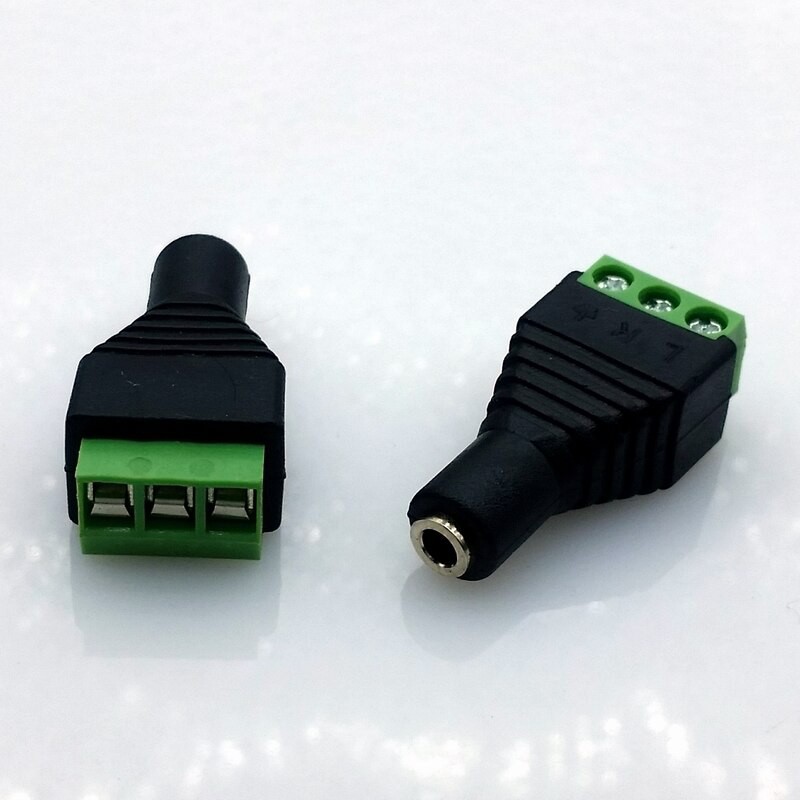 3.5 mm female solderless adapter