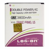 Log-On Baterai Samsung Galaxy Grand Prime / J5 / G530 / J2 Prime / J3 2016 - 3800 mAh