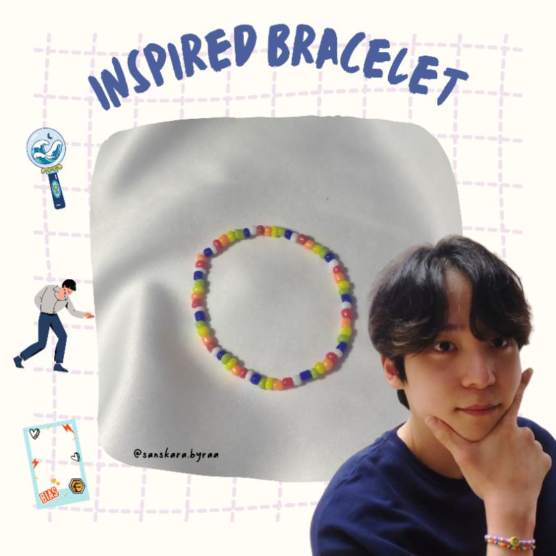 [ GET FREE GIFT ] ATEEZ BRACELET | YUNHO | ATEEZ BEADS BRACELET | IDOL BRACELET | IDOL BEADS BRACELE