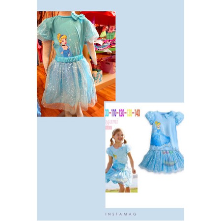 setelan frozen rok tutu