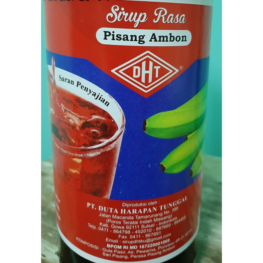 

DHT Sirup Rasa Pisang Ambon 620ml