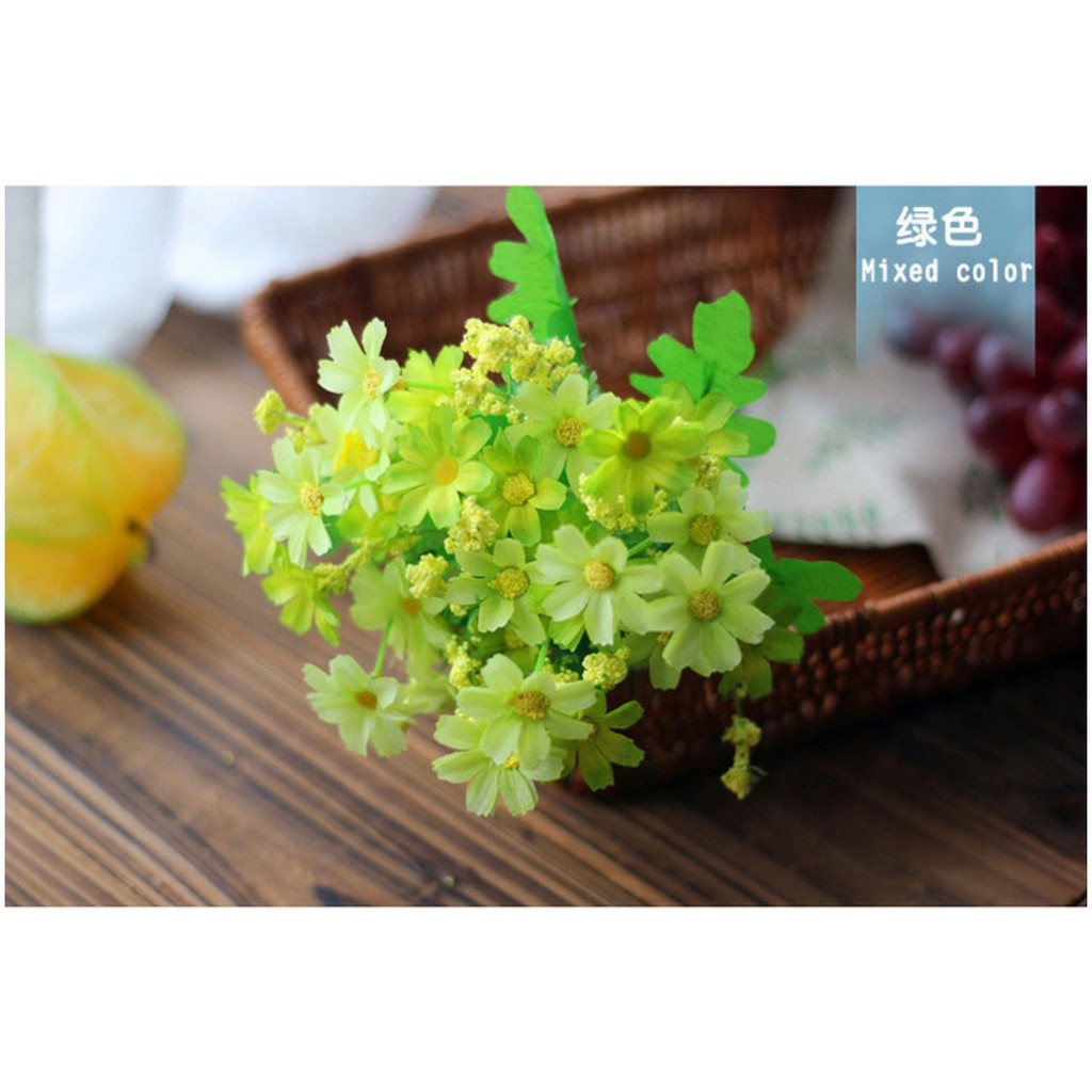 MYSTYLE BUNGA PLASTIK KRISAN C28 1 TANGKAI = 20 PCS BUNGA HIAS ARTIFICIAL BUNGA ARTIFISIAL MURAH-7