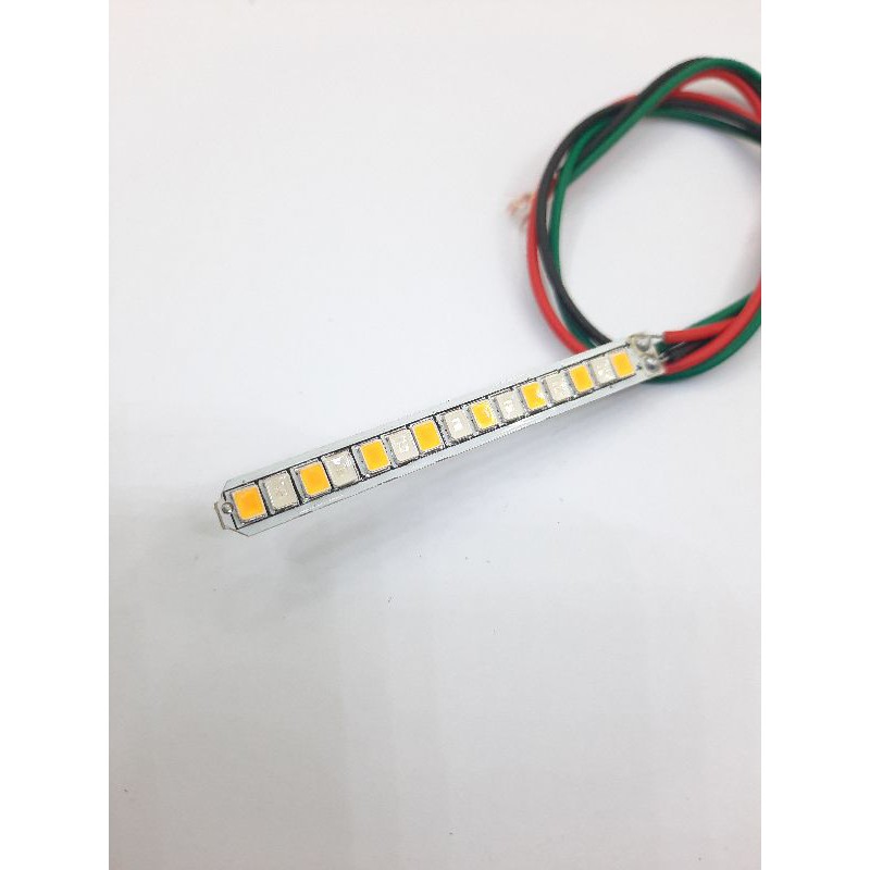 KIT MODULE LED RUNNING 2 MODE BIRU - KUNING 6CM 12V