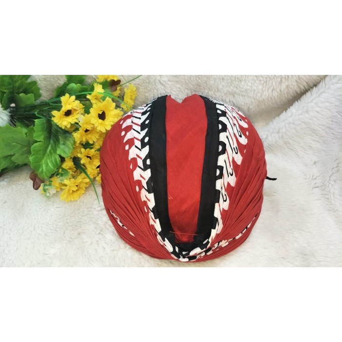 blangkon jogja jawa belangkon warna merah halus