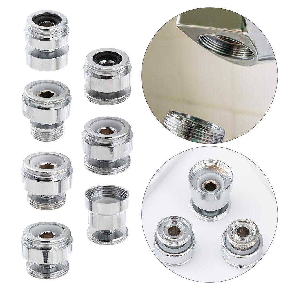 Populer Adaptor Kran Sambung Selang Taman Stainless Steel Fitting Keran Dapur Tap Aerator Konektor