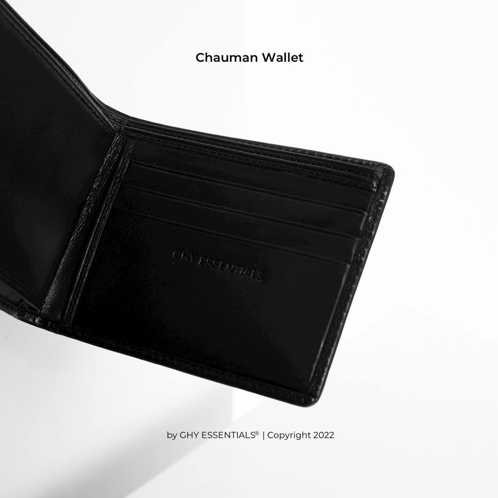 GHY ESSENTIALS Dompet Pria Kulit Asli - Chauman Wallet