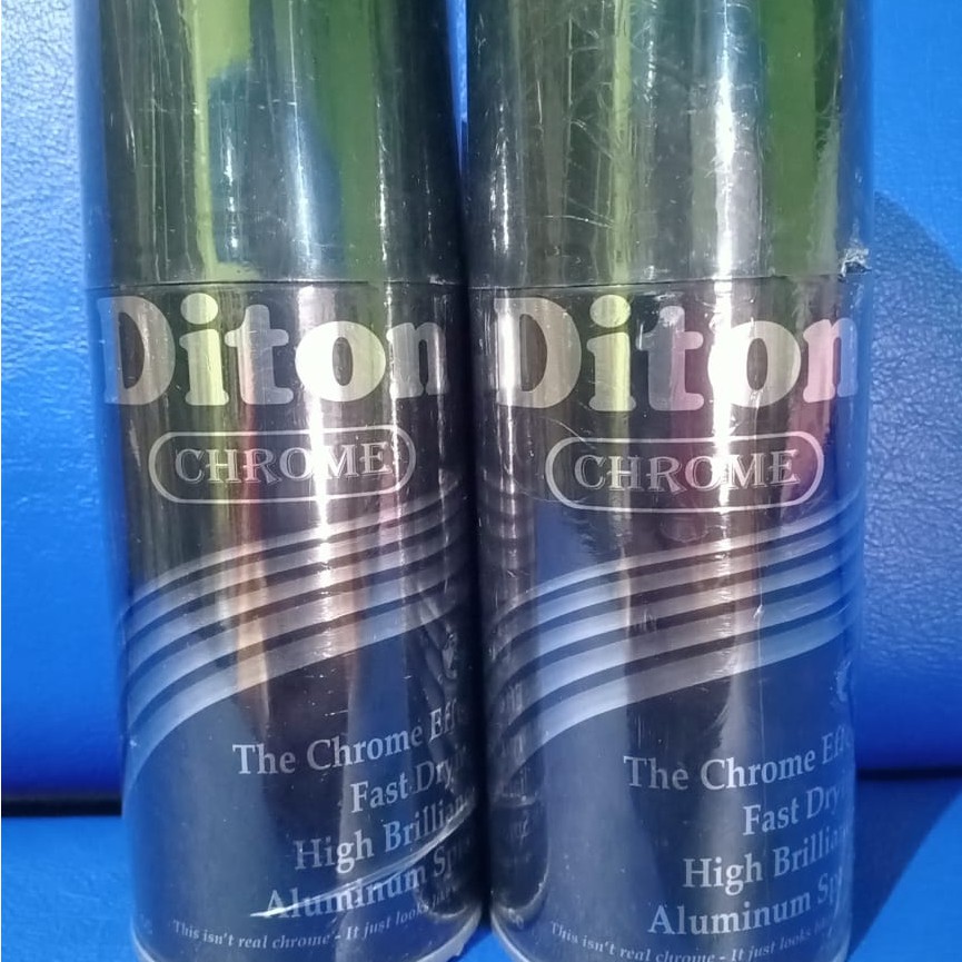 Pilok Pilox Cat Semprot Diton Chrome / Warna Stainless (Varian 150ml &amp; 300 ml)