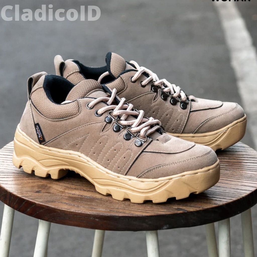 Sepatu Safety Boots Ujung Besi Unisex Pria Wanita CLADICO Skyway Sefty Cowok Cewek Kerja Lapangan Proyek Outdoor Kualitas Premium High Mood Booster Size Ukuran 36 37 38 39 40 41 42 43