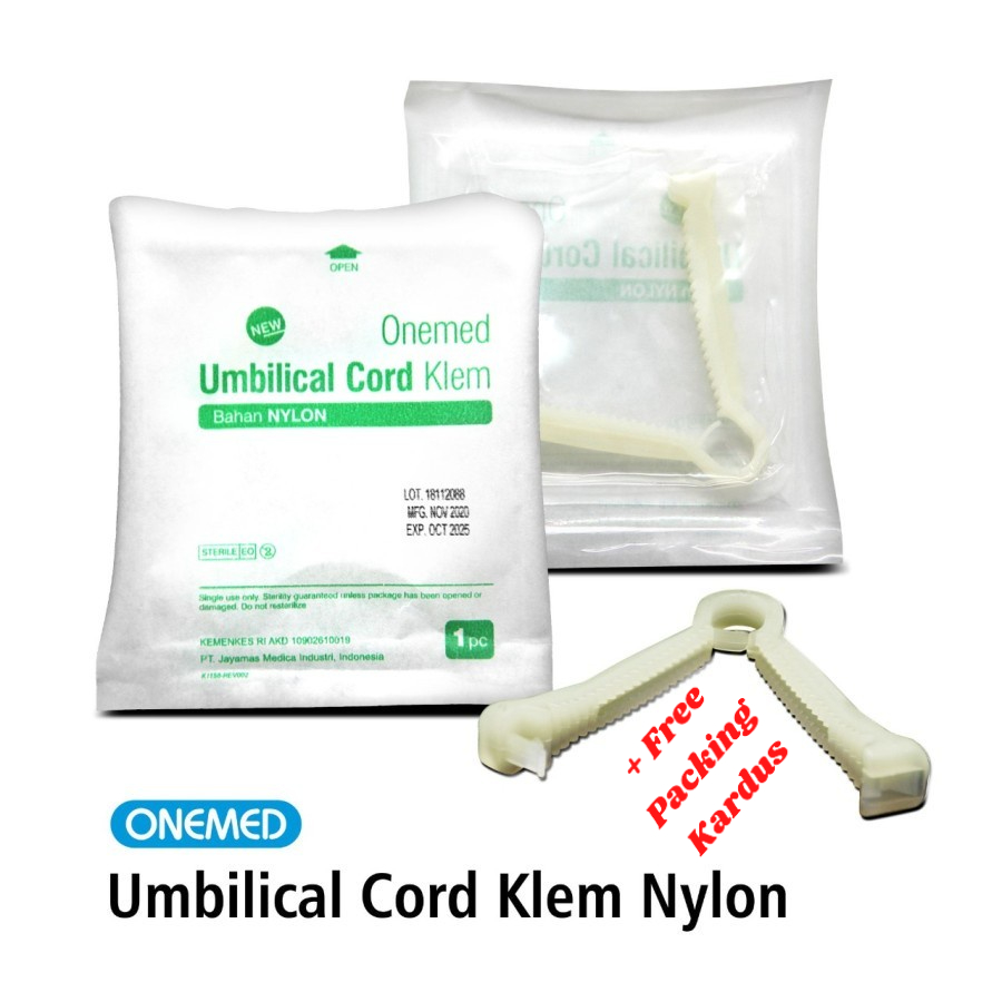 Umbilical Cord Klem Nylon Onemed Klem Penjepit Tali Pusar OneMed Penjepit Tali Pusar Bayi One Med