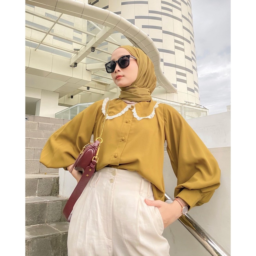 Narina Top Atasan Blouse Muslim Fashion Remaja Terlaris