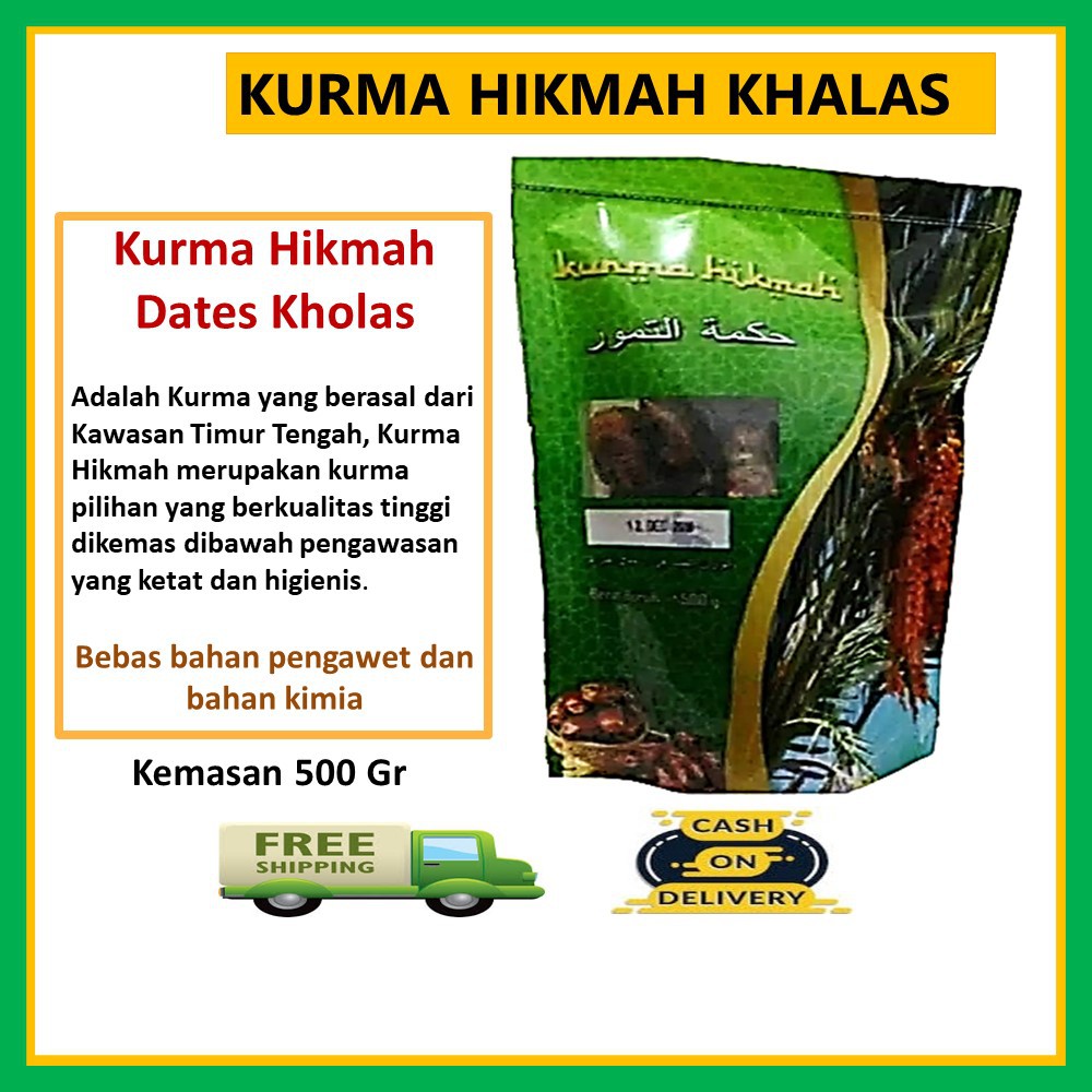 

Kurma Khalas Hikmah 500Gram