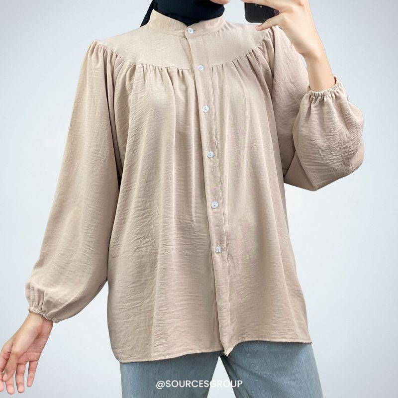 blouse jumbo kringkel - Blouse kringkel wanita model terbaru / kemeja polos kringkel wanita / kemeja blous -  atasan wanita terbaru