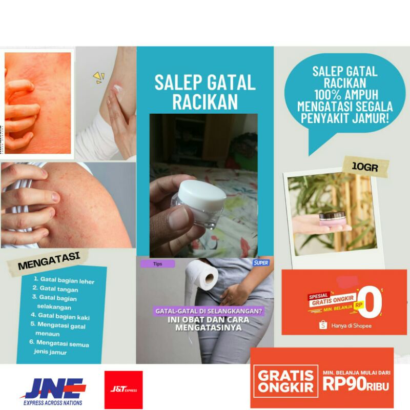 Salep Gatal Racikan Dokter (Selangkangan, leher, dll)