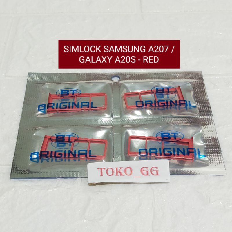 SIMLOCK SAMSUNG A207 / GALAXY A20S - RED & BLACK
