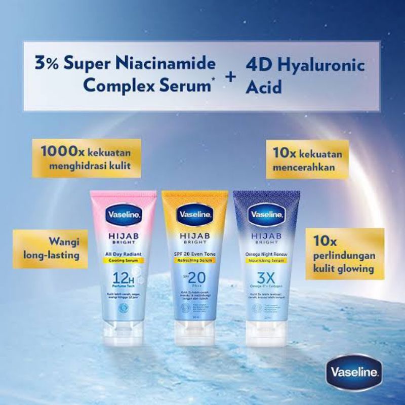 Vaseline Hijab Bright Serum 180ml