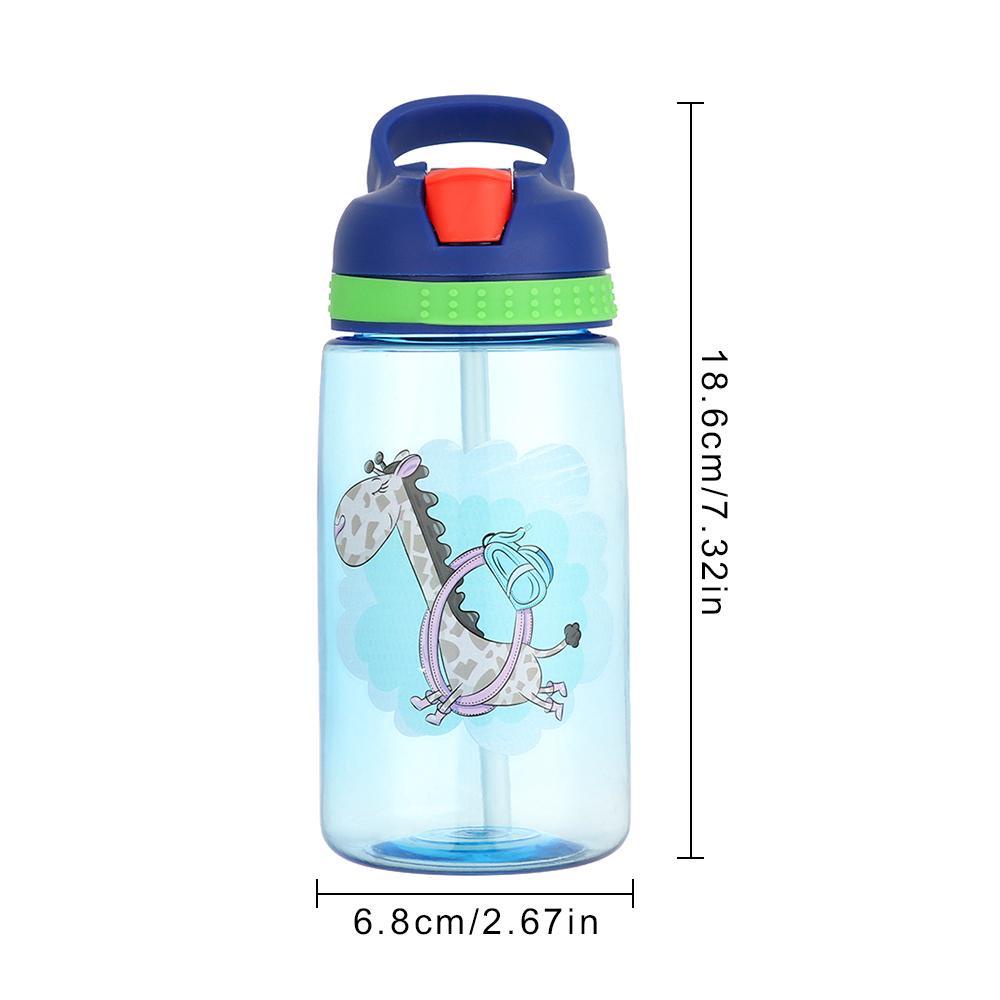 Solighter Botol Air Minum Outdoor Travel Lucu 480ML Water Cup