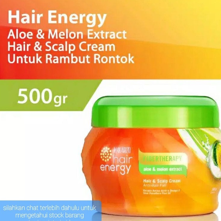 MAKARIZO CREAMBATH 500ML ALOE &amp; MELON MASKER RAMBUT HAIR ENERGY MASK