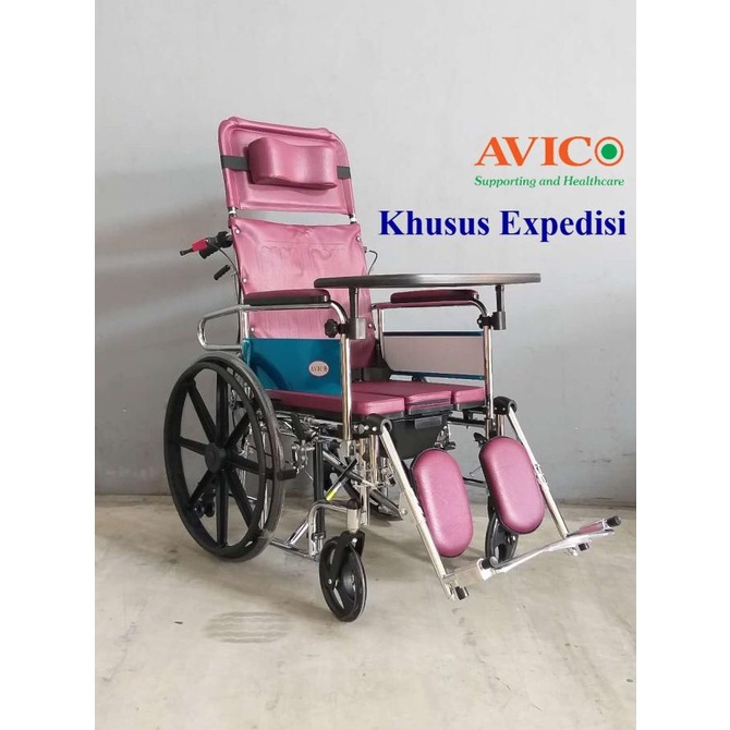 KURSI RODA 4IN1 AVICO - KURSI RODA MULTI FUNGSI 4 in 1 Avico