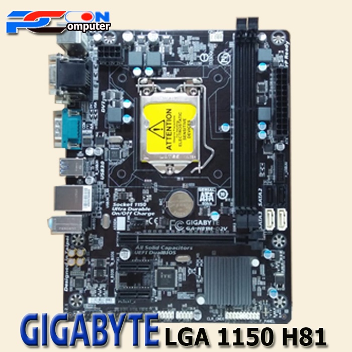 MOTHERBOARD INTEL LGA 1150 H81 GIGABYTE GA H81M SERAGAM