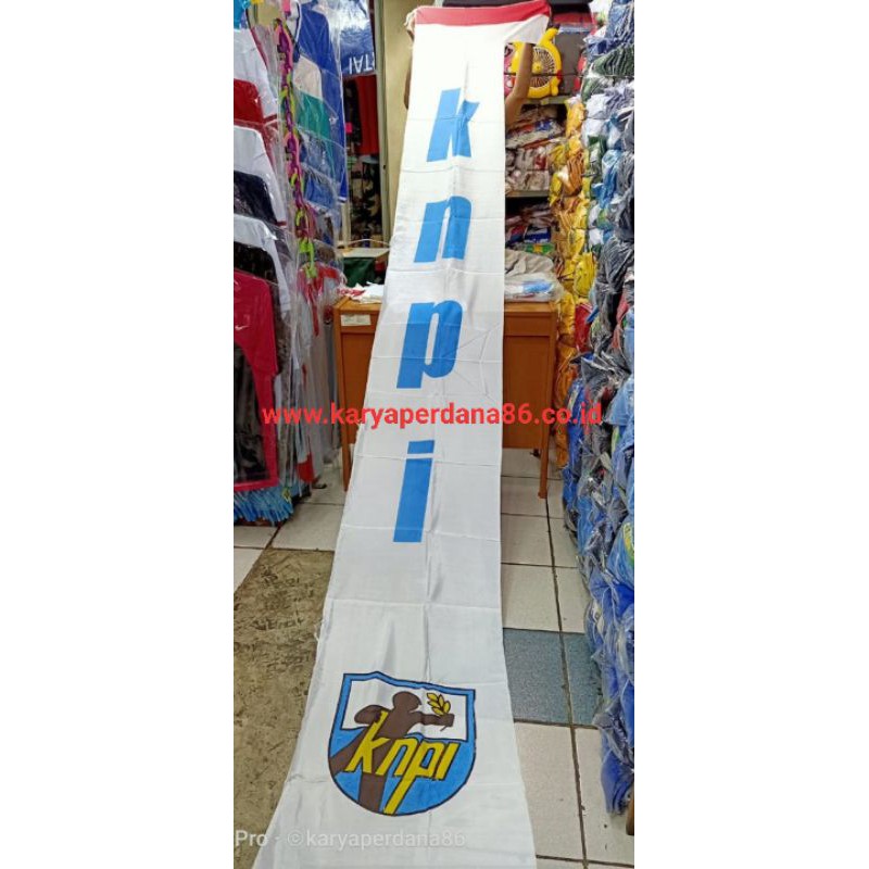 Umbul-umbul KNPI (UKURAN 350 cm x 60 cm)