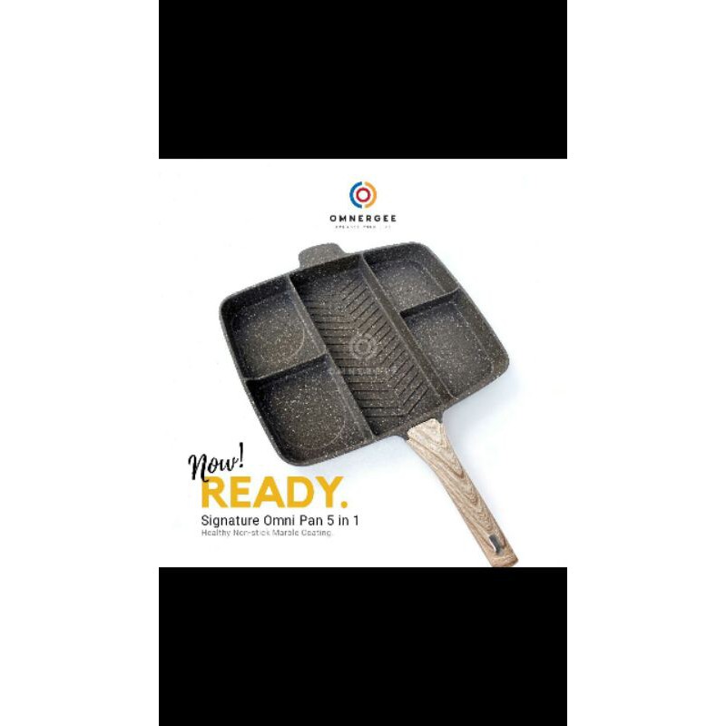 OMNERGEE OMPI PAN 5 IN 1,grill pan wajan panci