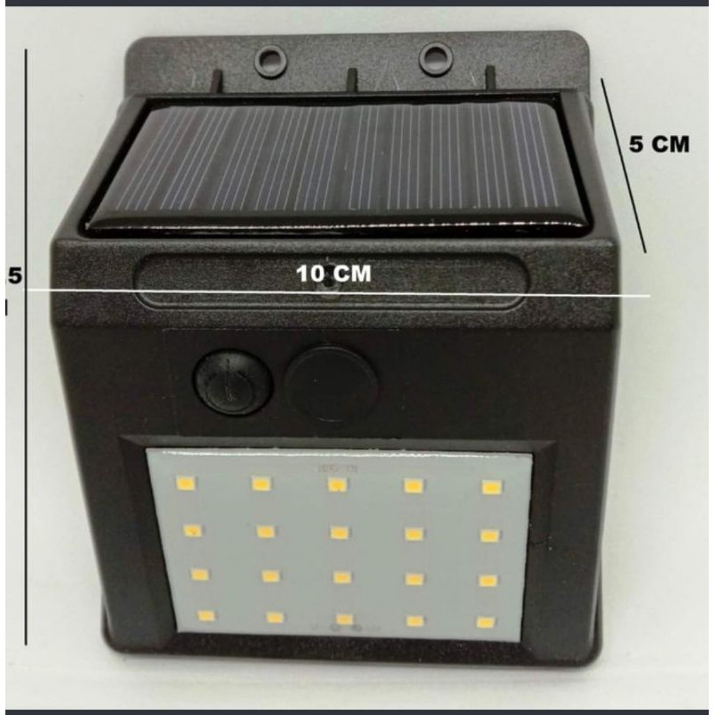 lampu dinding lamp solar sel cel panel surya matahari wall lamp solar panel sel outdoor