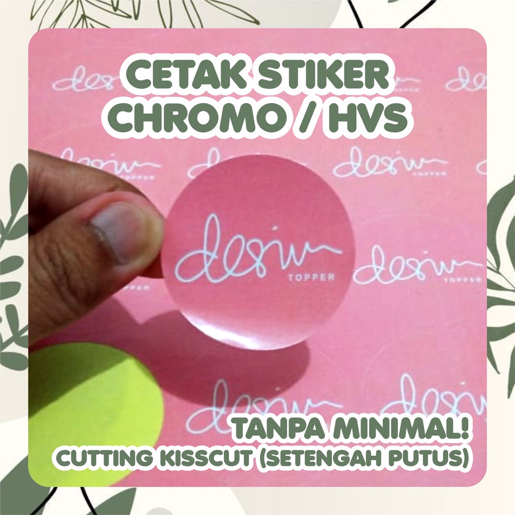 

Stiker Label Chromo/ Stiker Kemasan/ Stiker Label Usaha Lembaran