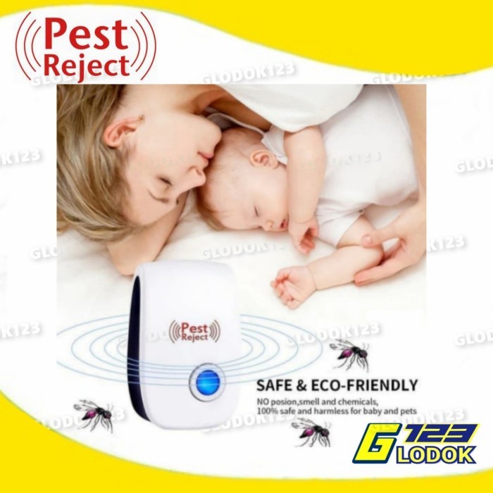 Alat Pengusir Nyamuk, Tikus, Lalat, Kecoak, Serangga PEST REJECT Ultrasonic