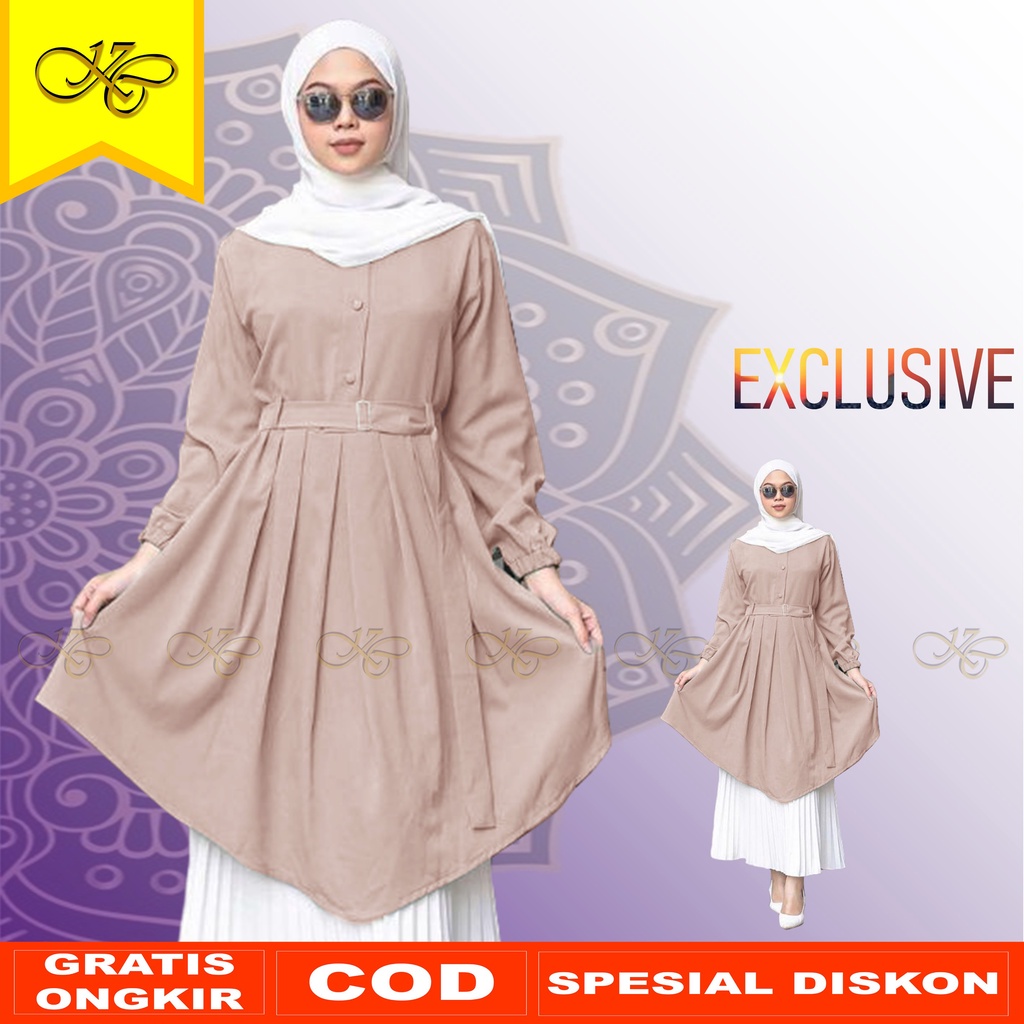 Le Khari Jamise Arrafa Gamis Tunik Syari Syar I Ori Mybamus Official Wulfi Tufine Id Haraskirt Abaya