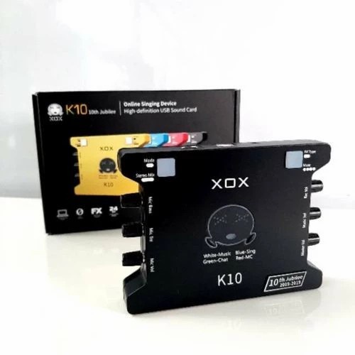 {suhadistore} SOUNDCARD XOX KS 108 - K10 TANPA MIC Murah