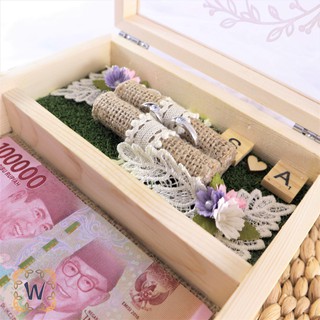 KOTAK  MAHAR  UANG LOGAM  MULIA  RUSTIC SESERAHAN LAMARAN KAYU   KOTAK  MAHAR  UANG LOGAM  MULIA  RUSTIC SESERAHAN LAMARAN KAYU