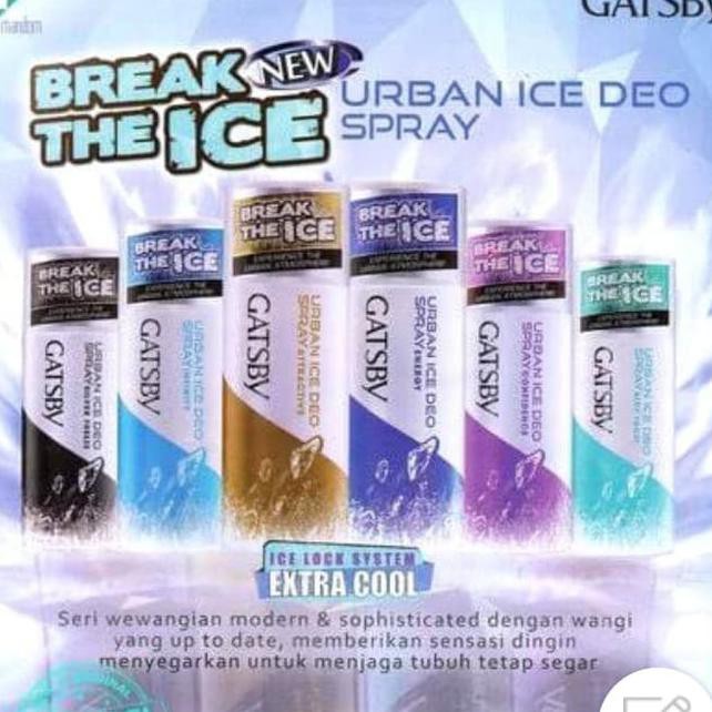 ❤️❤️ KORTING ❤️❤️ GATSBY URBAN ICE DEO SPRAY~PARFUM PRAY - ENERGY ,PENGHARUM