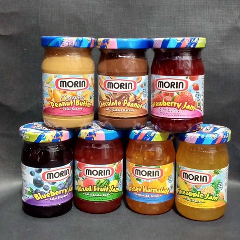 

MORIN JAM 170GR (BLUEBERRY,STRAWBERRY,SRIKAYA, PINEAPPLE)