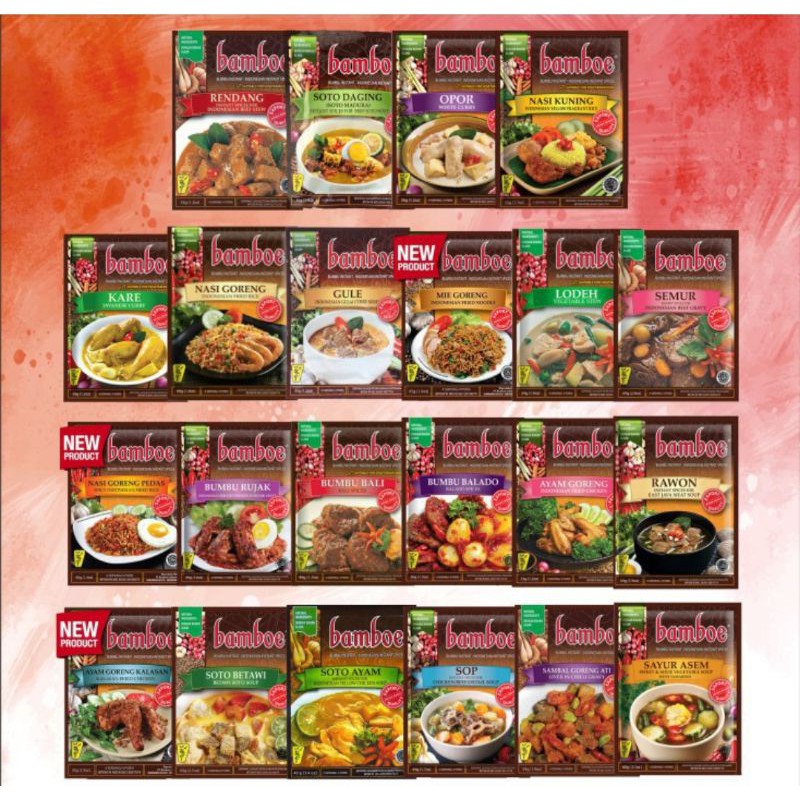 

Bamboe Bumbu Indonesia / Bumbu bamboe / bumbu bambu 1pcs / aneka bamboe