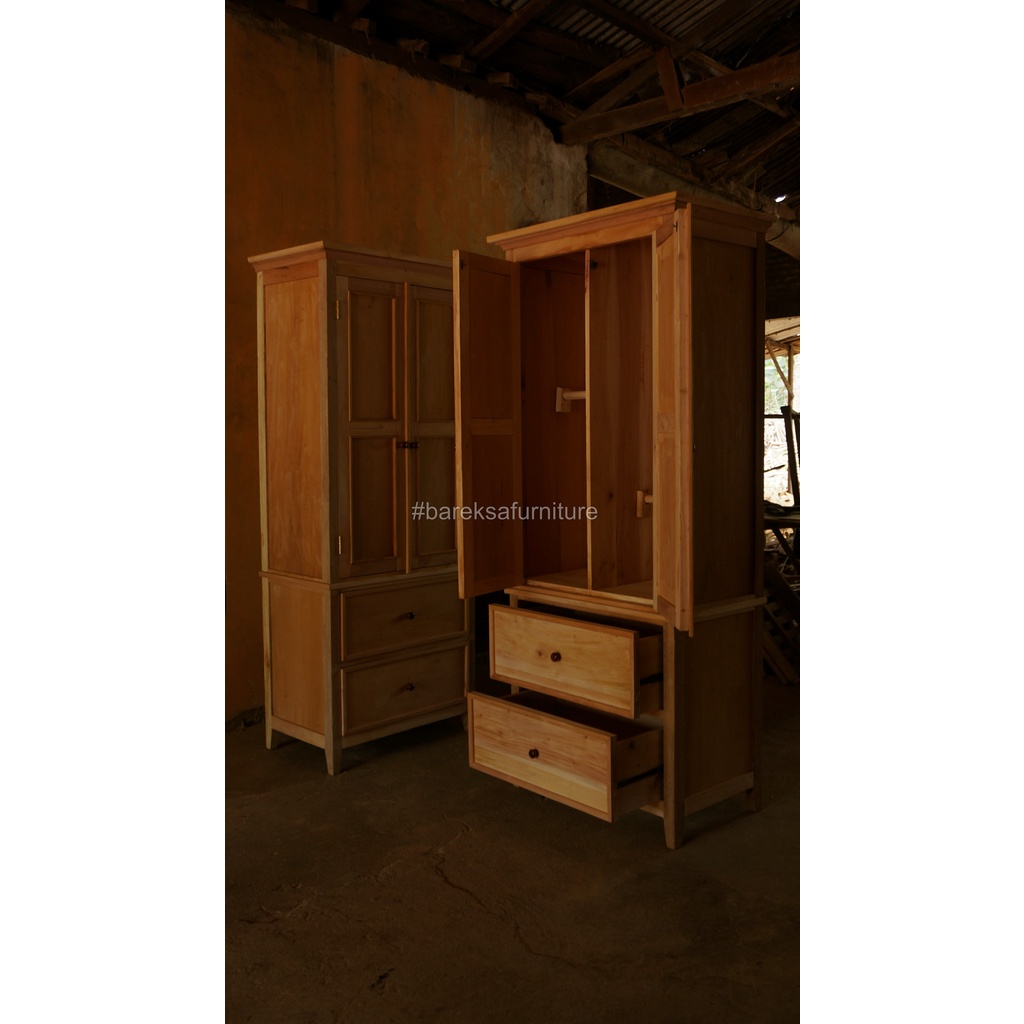 LEMARI MINIMALIS 2 PINTU JATI LEMARI MINIMALIS 3 PINTU LEMARI 4 PINTU UKIR LEMARI TELPON BRITISH TEL