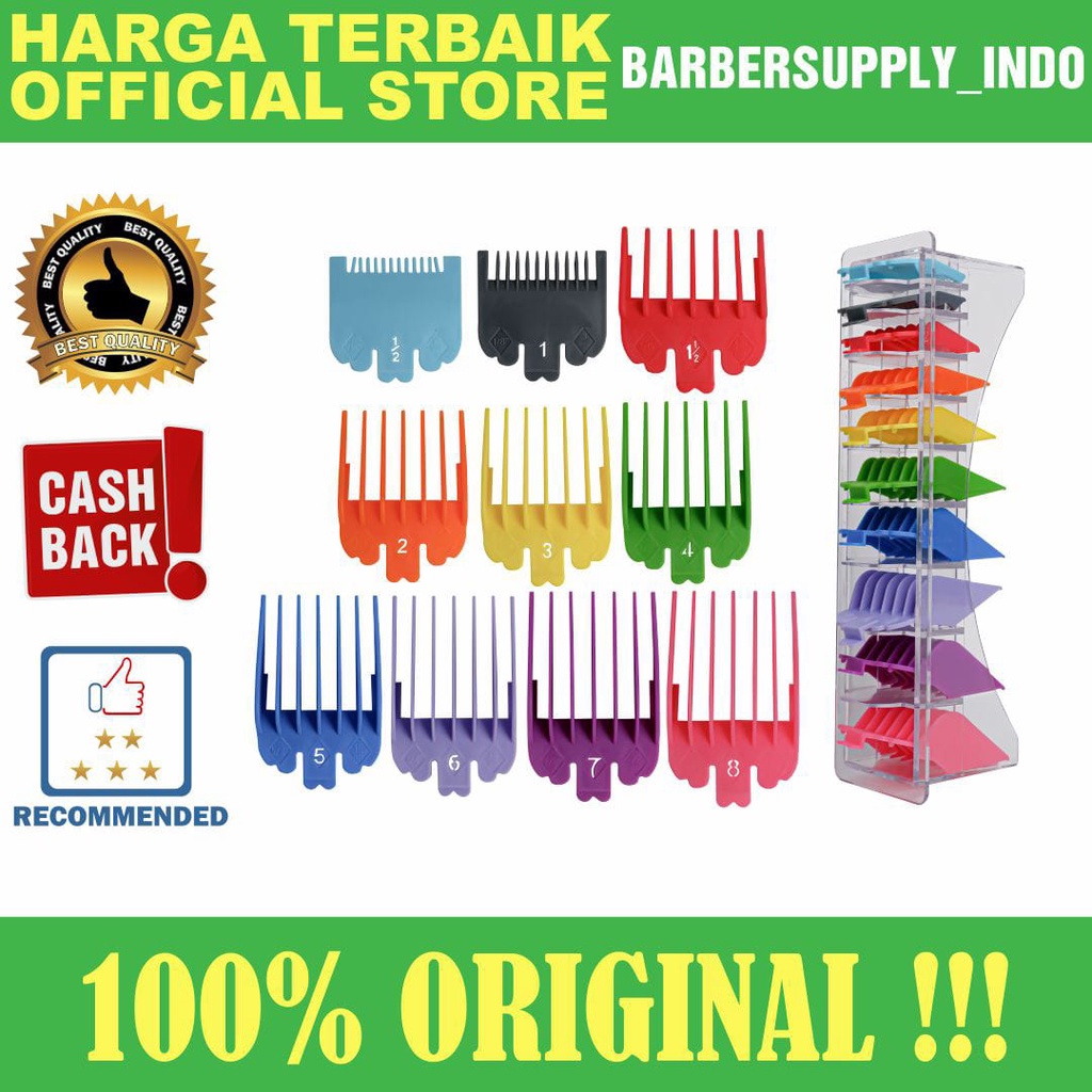 SEPATU CLIPPER WAHL 0,5 - 8 WARNA PREMIUM FREE WADAH WAHL GUARD