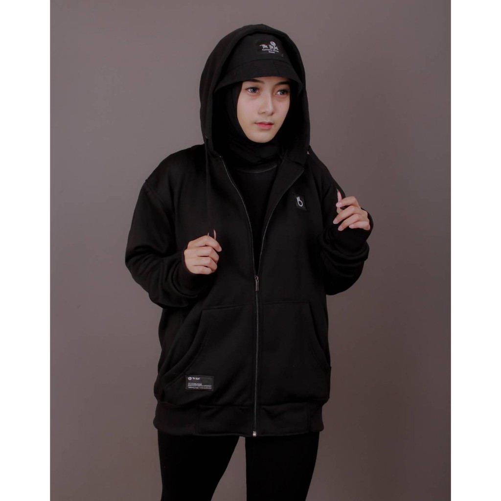 Zipper Hoodie Polos High Quality Premium Distro-Zipper Pria dan wanita