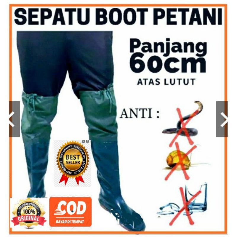 SEPATU BOOT SAWAH PETANI LADANG MANCING