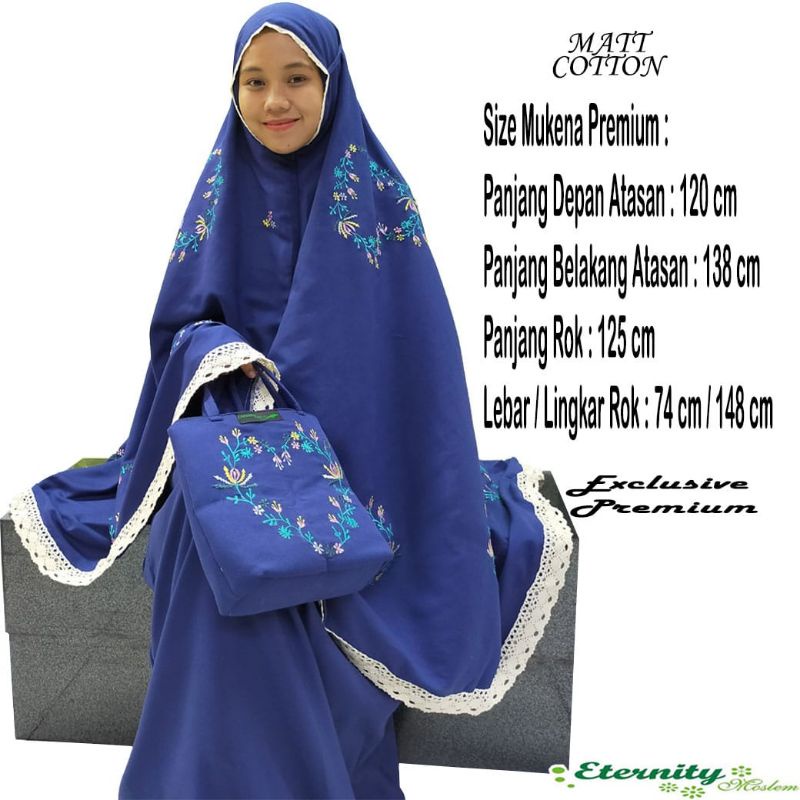 Mukena / Mukena Dewasa / Mukena Bordir Timbul Dealova