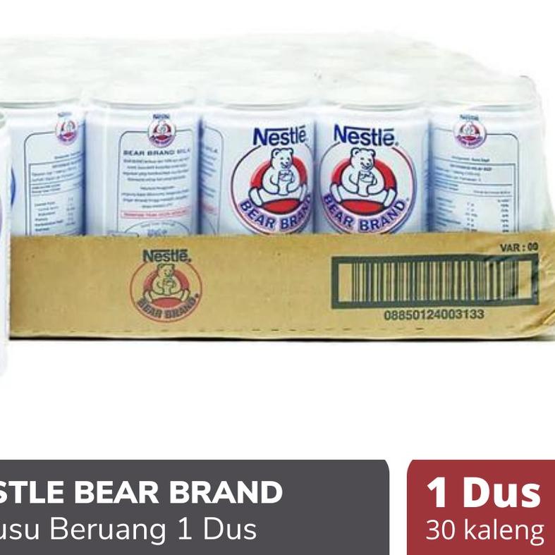 ✬ Nestle Bear Brand | Susu Beruang 1 Dus | 1 Karton ➫