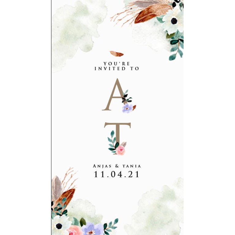 Undangan Digital / Undangan Digital Pernikahan / undangan video /undangan digital video RTP104