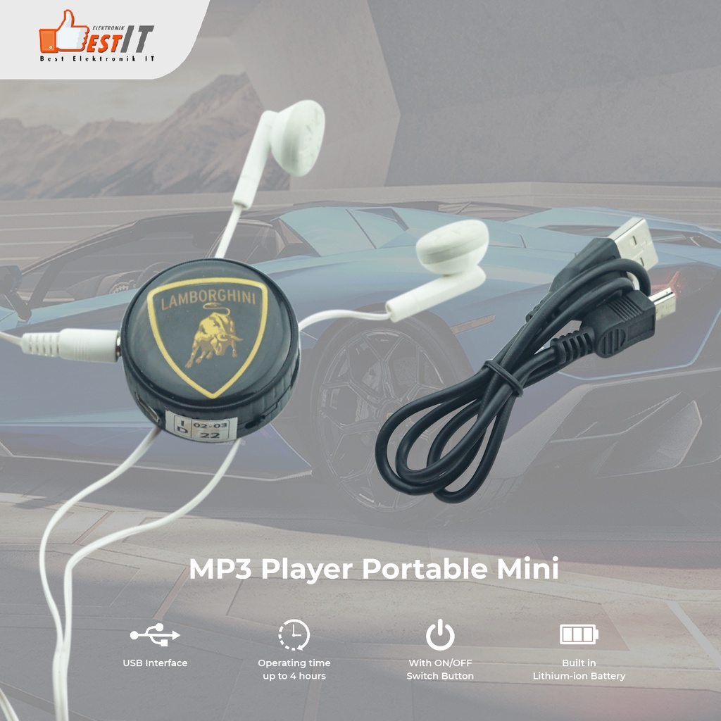 MP3 Player Mini Micro SD Free Headset