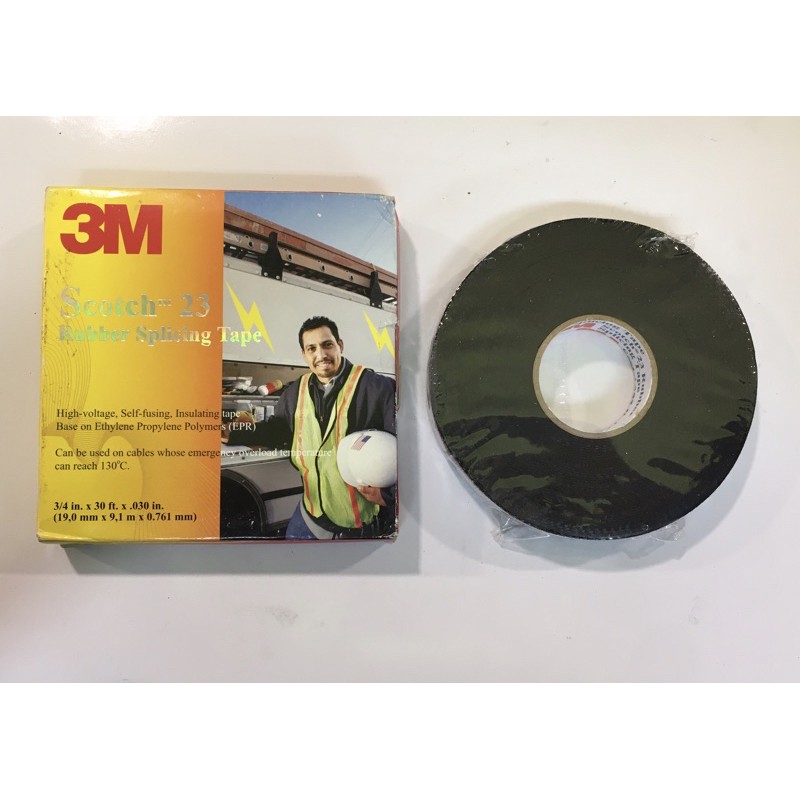 

3M Scotch 23 Rubber Splacing Tape Original / Isolasi Listrik Isolasi 3M (ORI)